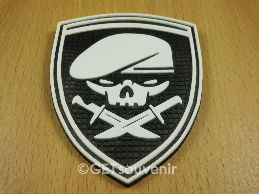 skull patch rubber
