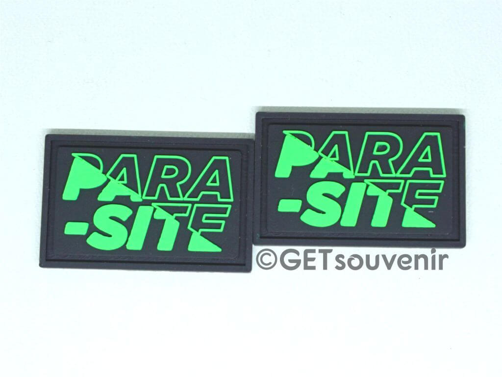 emblem label karet tanpa velcro