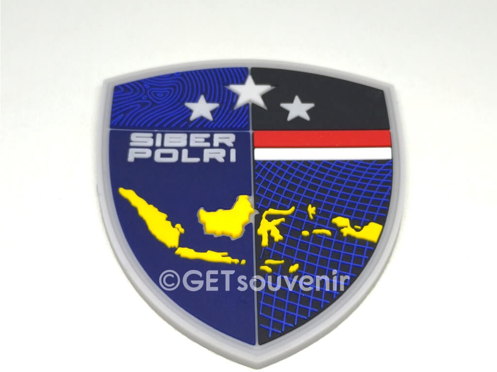 emblem label karet patch rubber