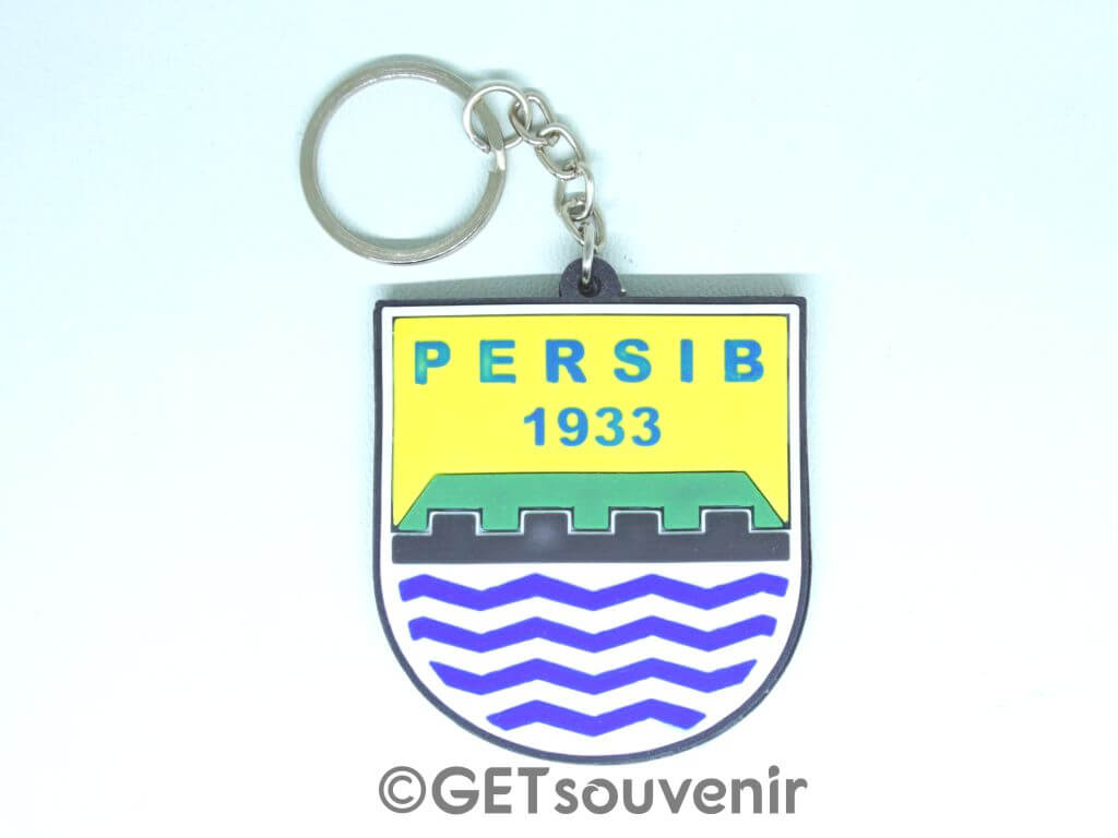 Gantungan kunci karet 2 sisi beda desain (B)